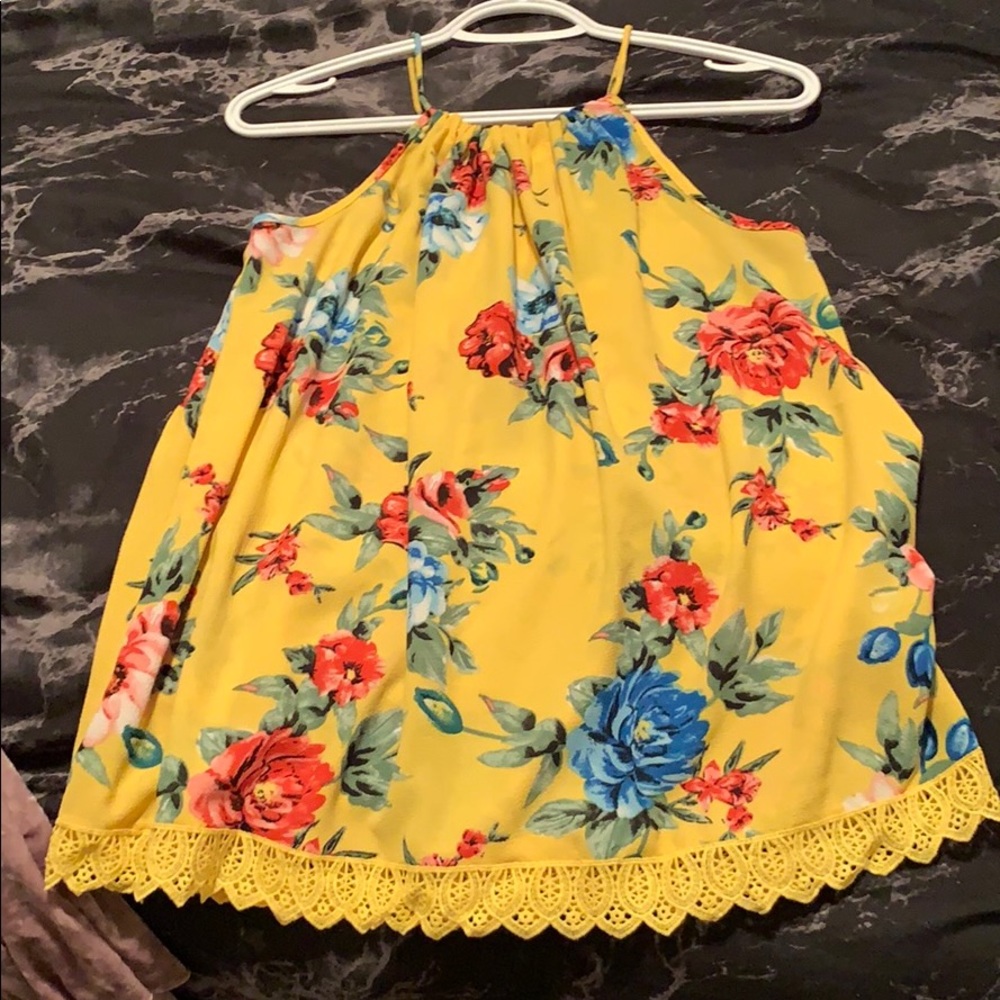 Dress shirt style blouse